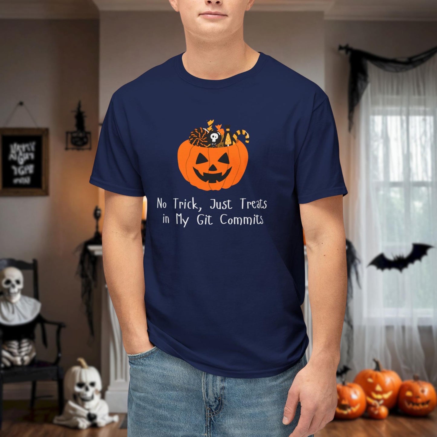 No Trick, Just Treats in My Git Commits - Celebrate Halloween & Tech Humor