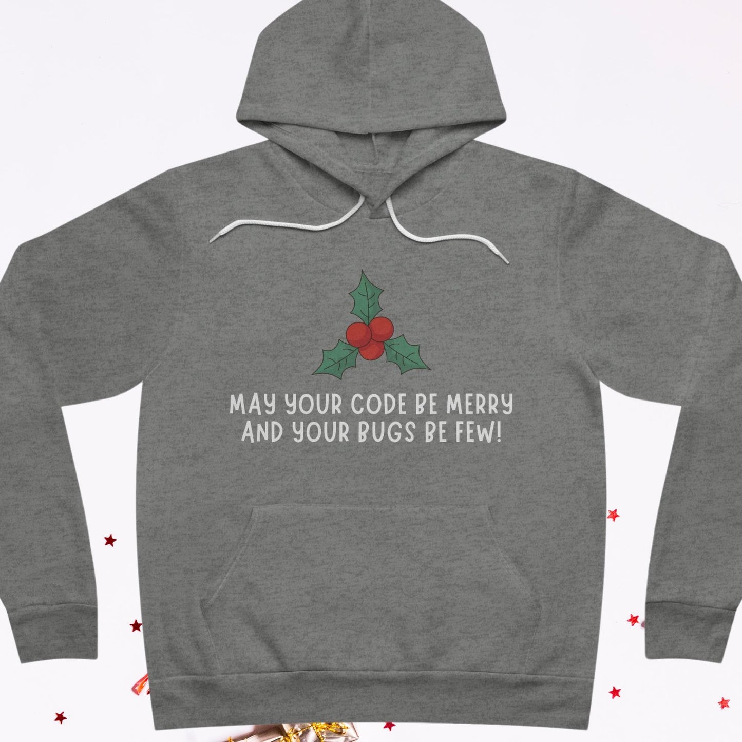 May Your Code Be Merry and Your Bugs Be Few | Funny Christmas Hoodie for Developers