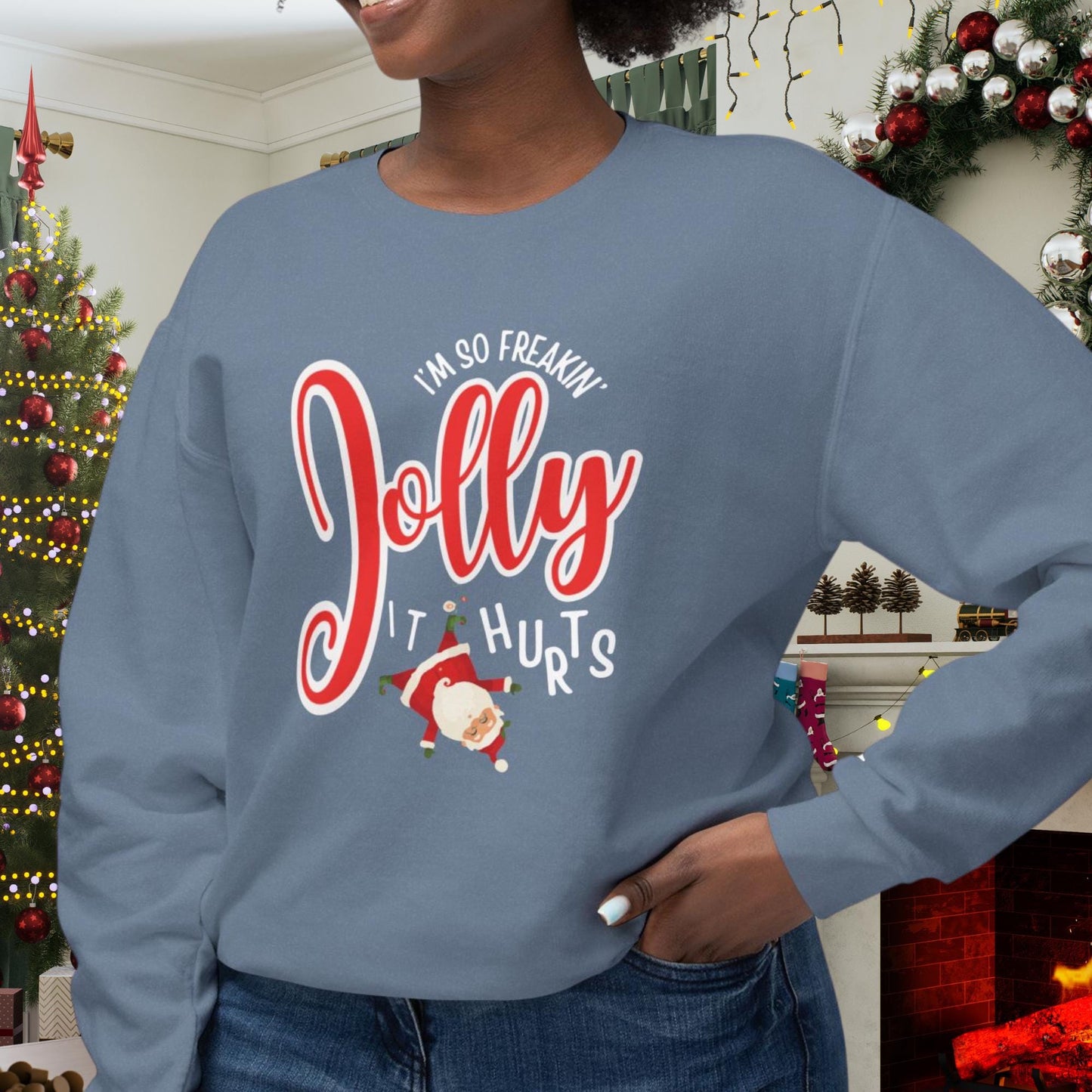 Im So Freakin Jolly, It Hurts | Perfect Christmas and New Year Toddler Tee