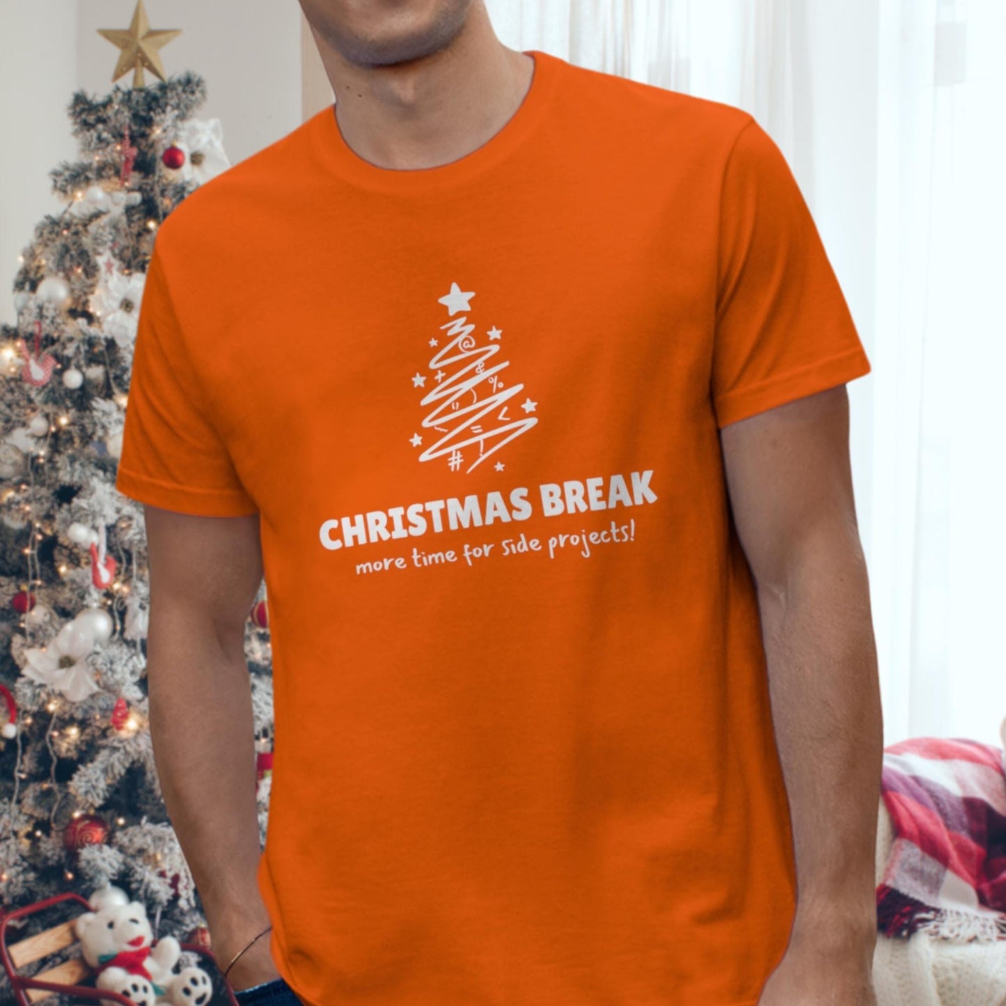 Christmas Break: More Time for Side Projects! - Funny Developer Holiday Shirt