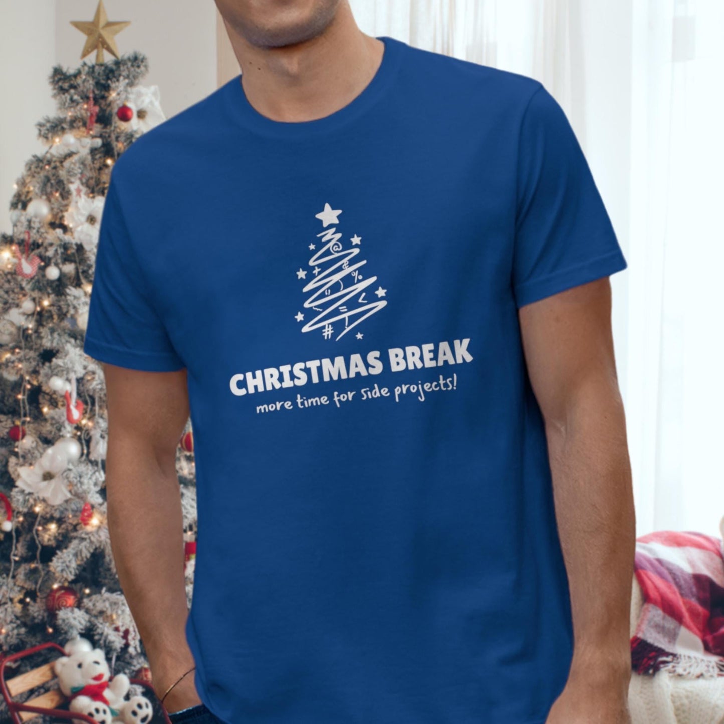 Christmas Break: More Time for Side Projects! - Funny Developer Holiday Shirt