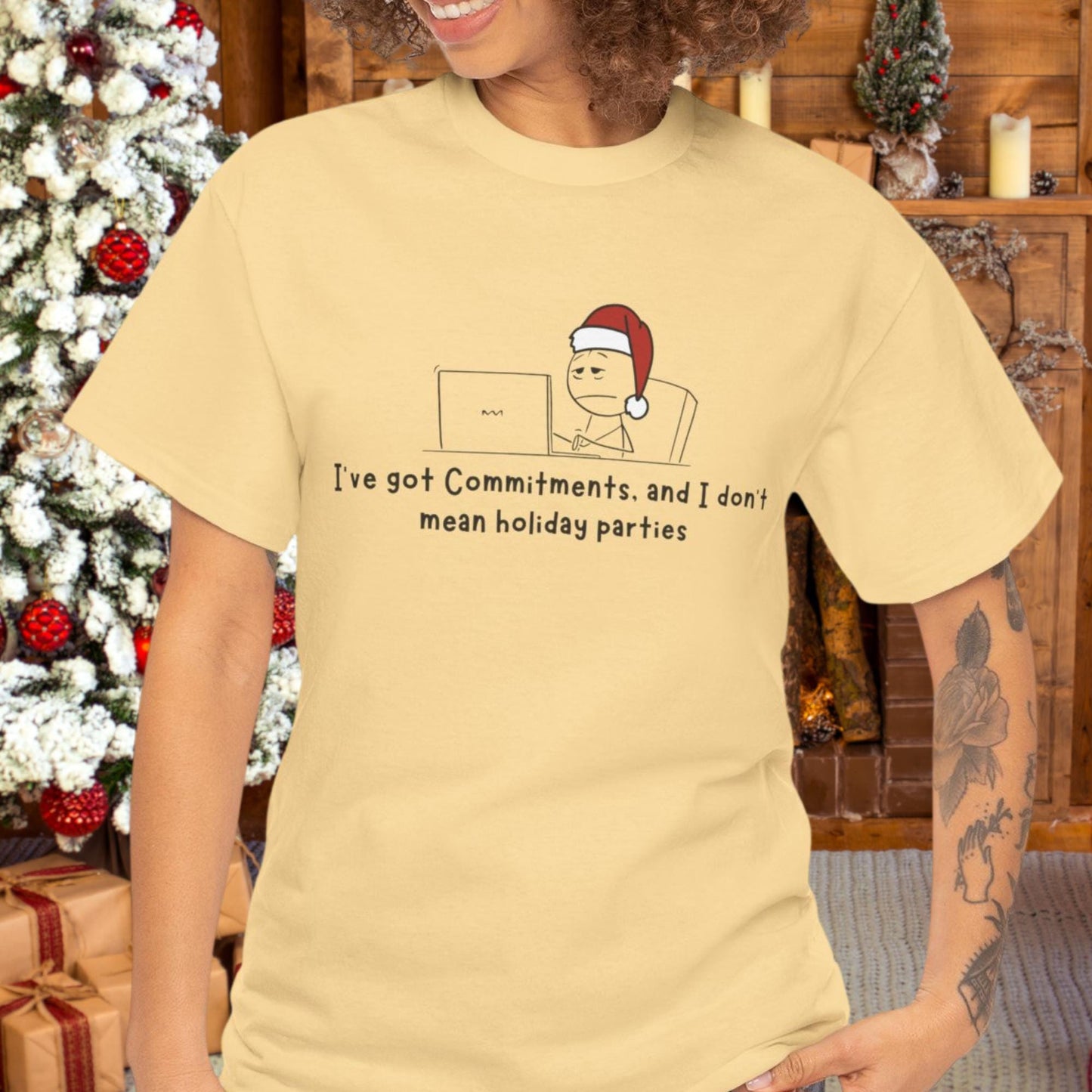 Ive Got Commitments, and I Dont Mean Holiday Parties |  Funny Tech T-Shirt