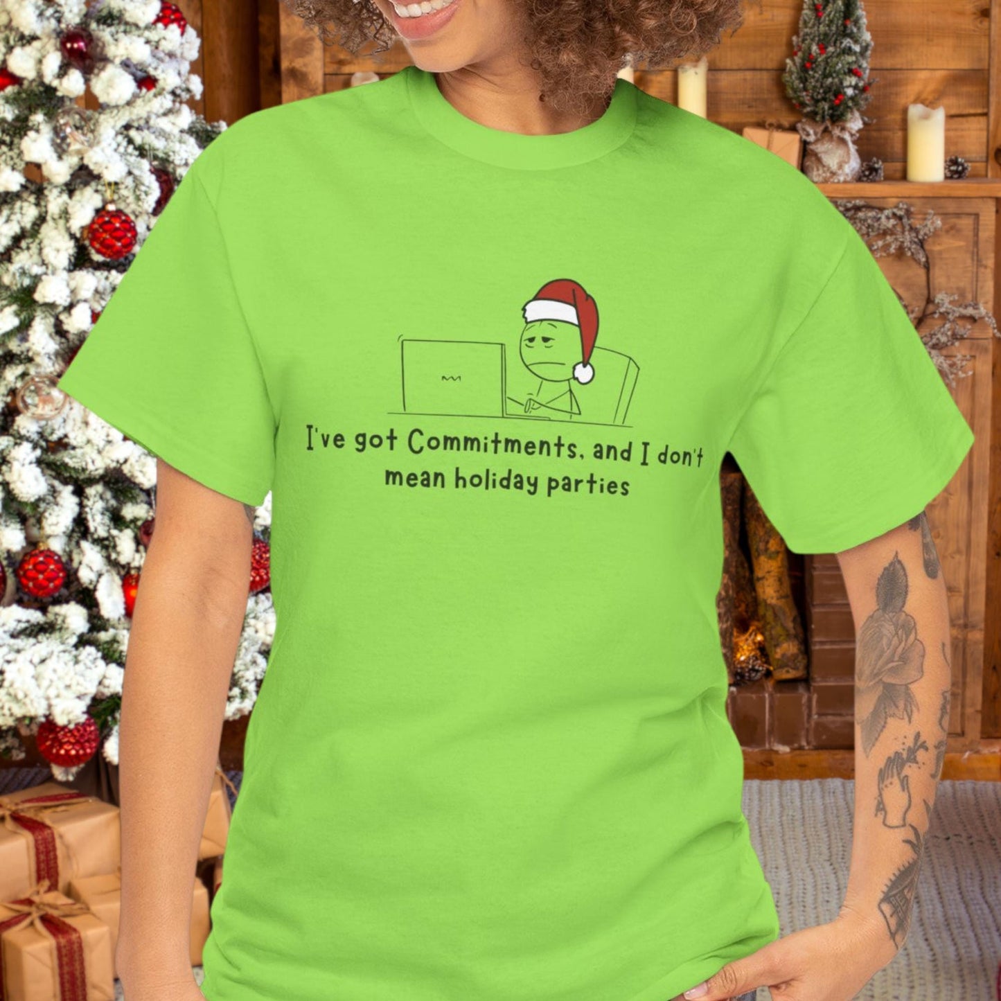 Ive Got Commitments, and I Dont Mean Holiday Parties |  Funny Tech T-Shirt