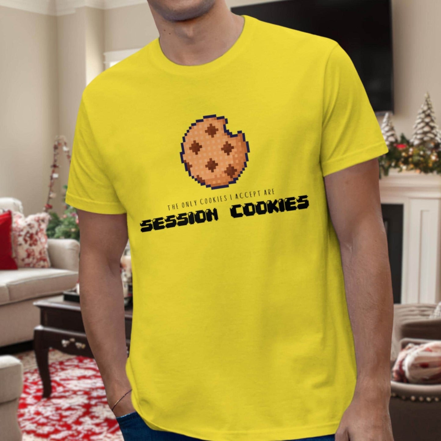 The Only Cookies I Accept are Session Cookies | IT Humor Christmas Shirt