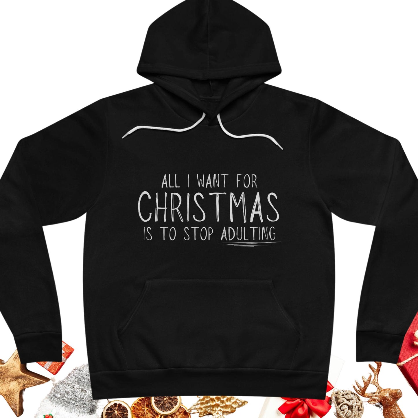 All I Want for Christmas is to Stop Adulting Funny Christmas Meme Shirt