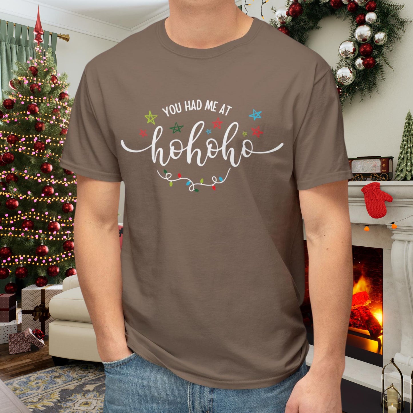 Merry Mischief: "You Had Me at Ho Ho Ho!" Christmas Shirt