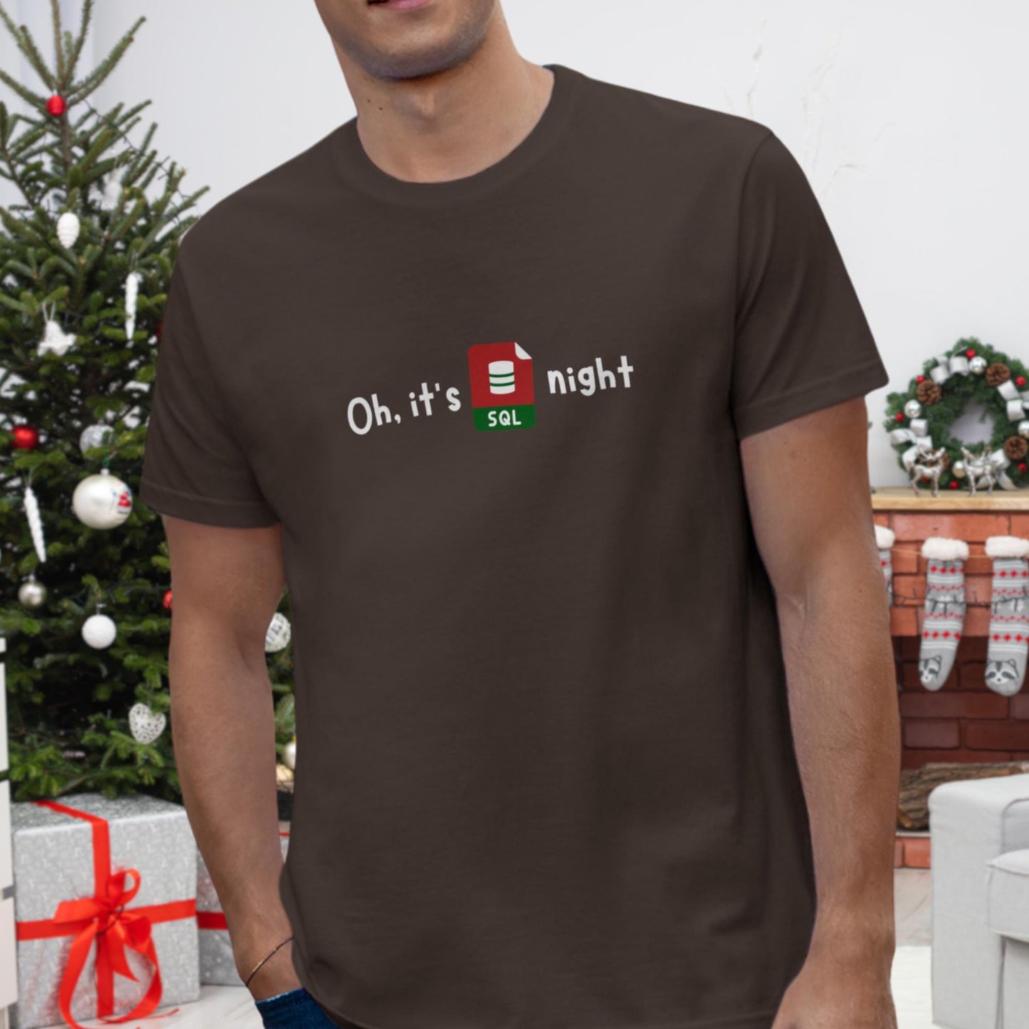 Oh SQL Night T-Shirt: Where Coding Humor Meets Comfort