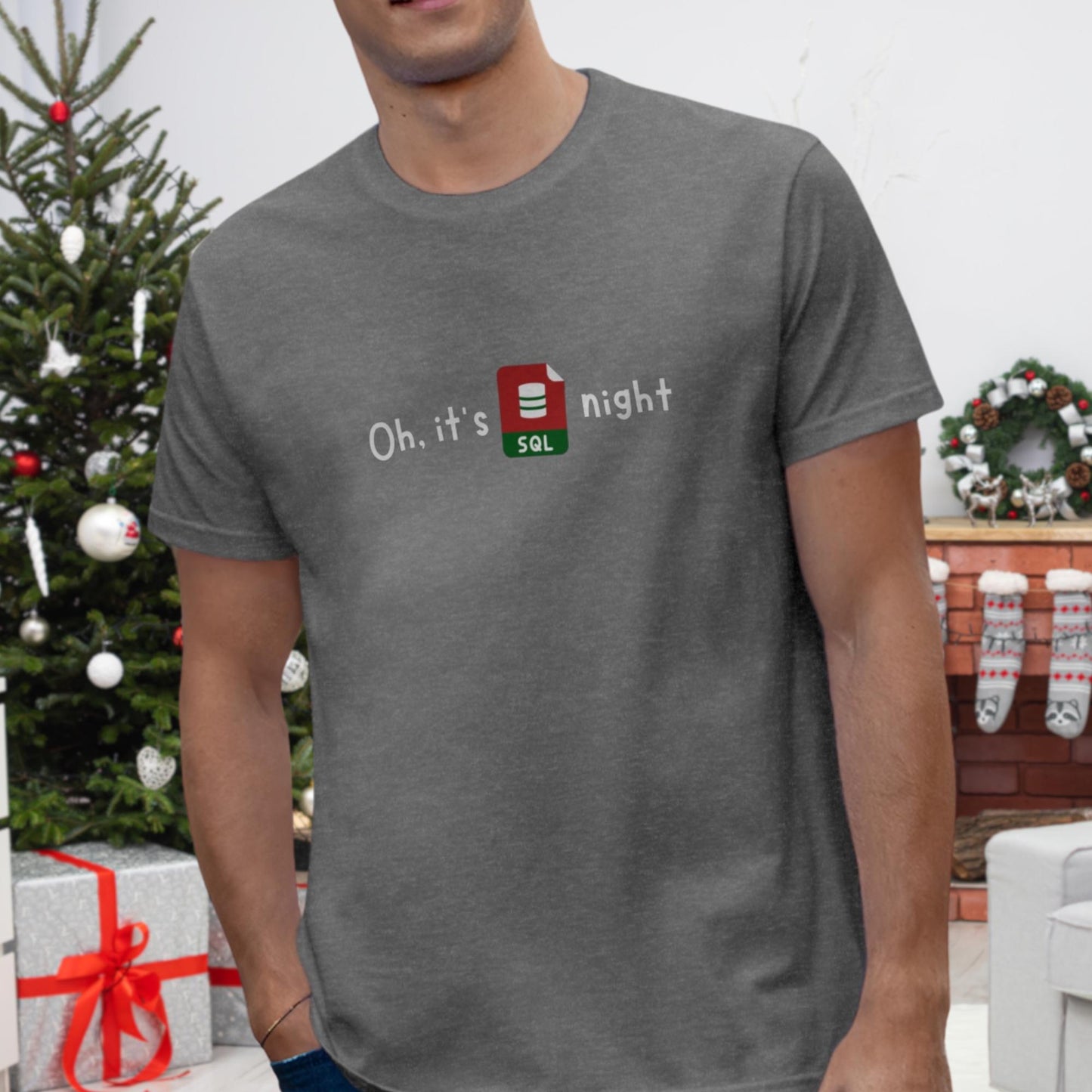 Oh SQL Night T-Shirt: Where Coding Humor Meets Comfort