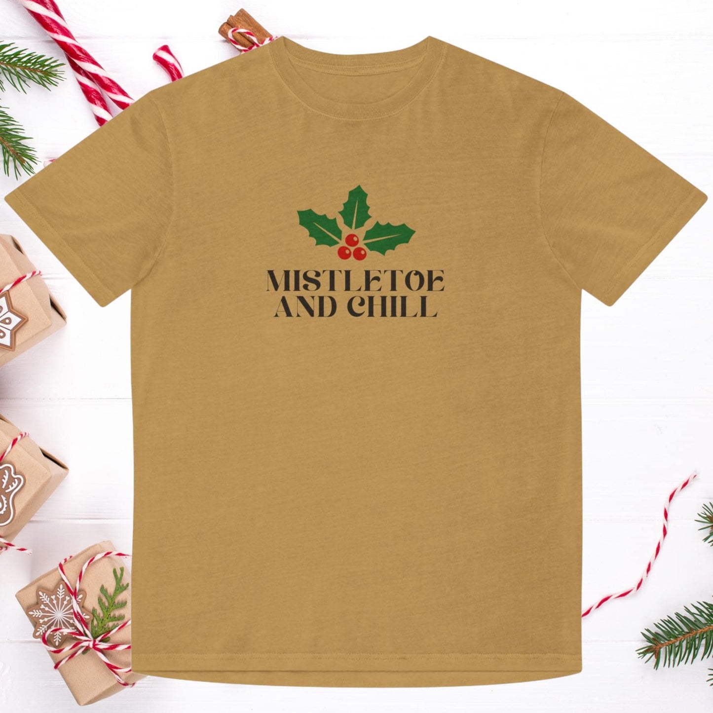 Mistletoe and Chill: The Ultimate Christmas Shirt for Fun and Festive Gatherings