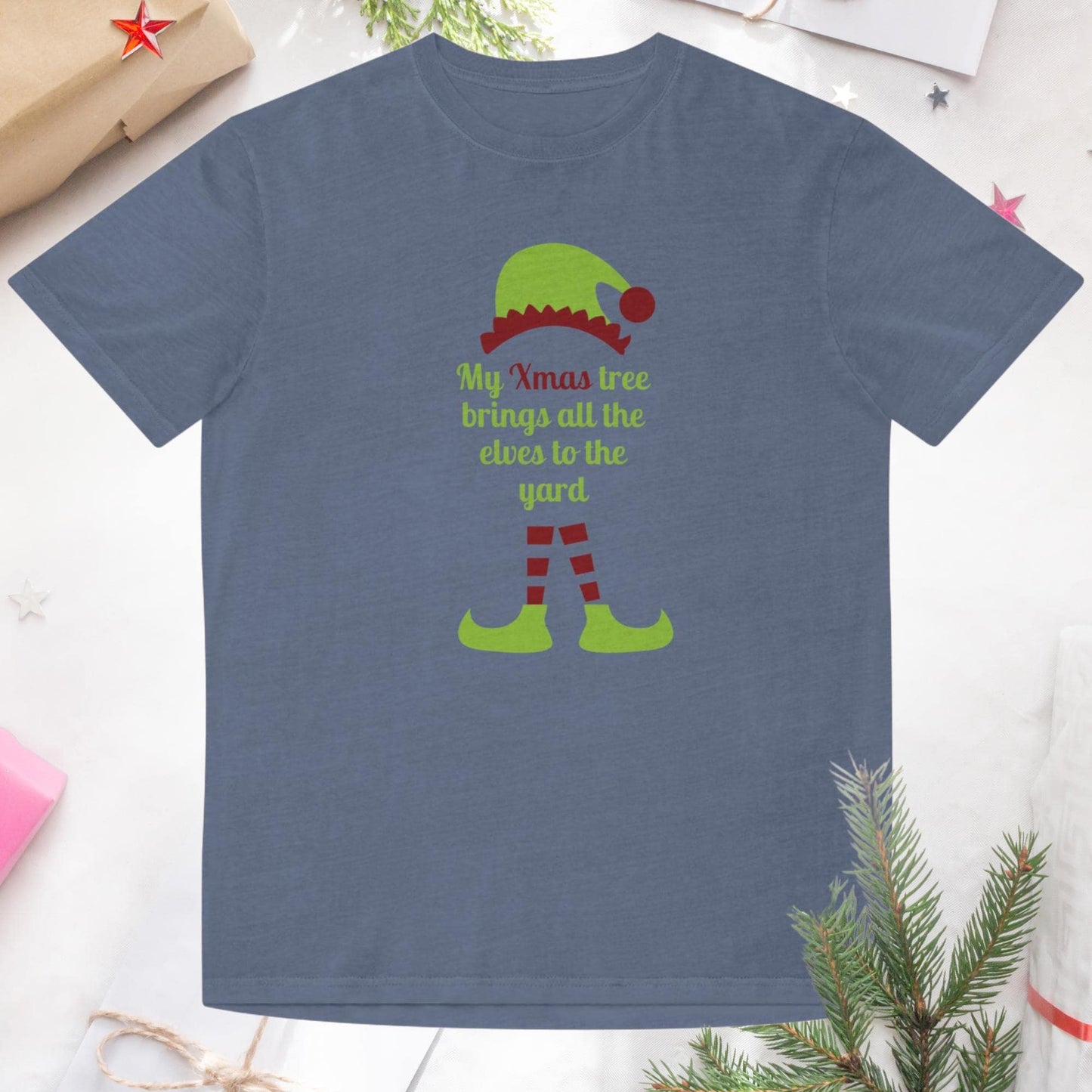 Embrace the Holiday Cheer: "My Xmas Tree Brings All the Elves to the Yard" Funny Christmas Sweater