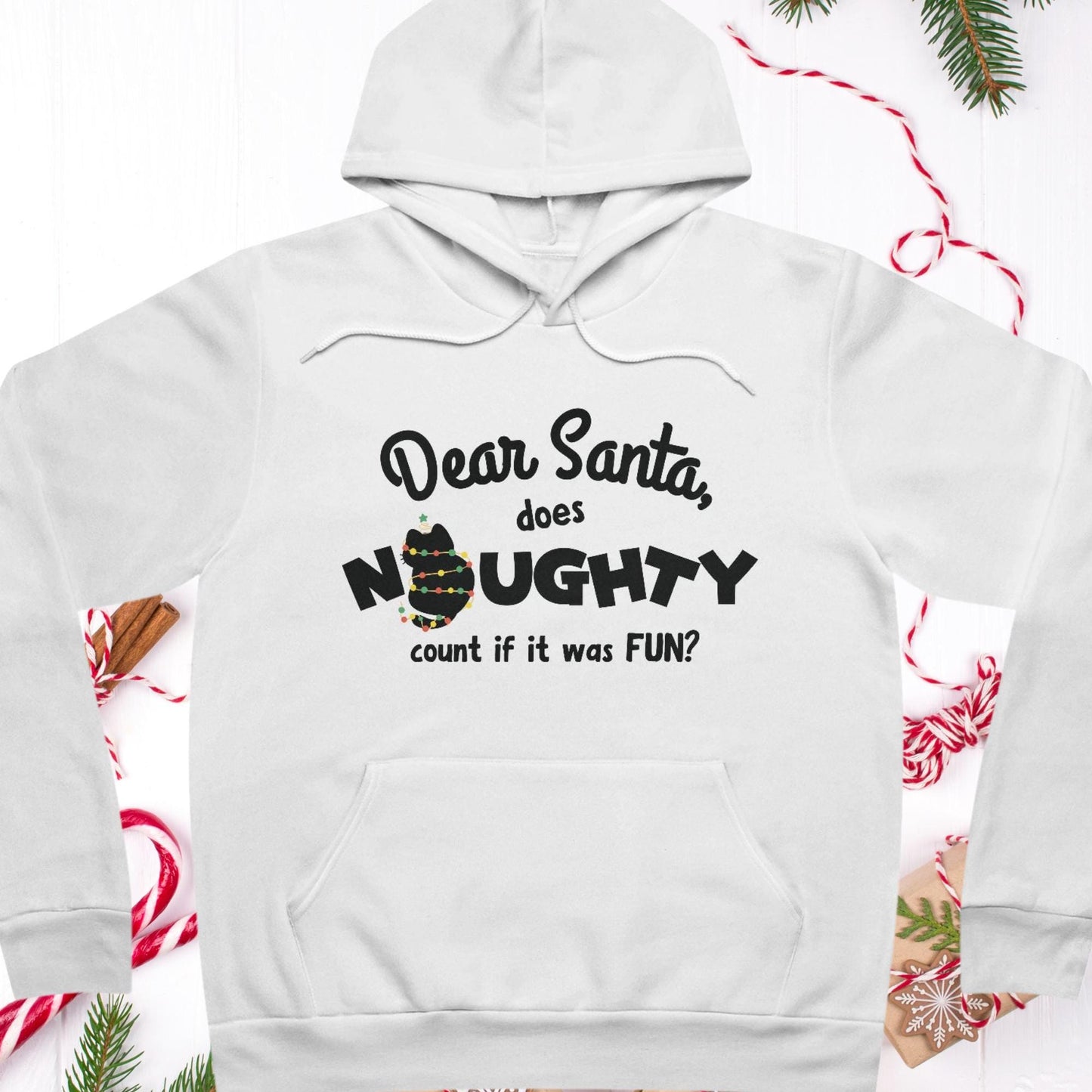 Dear Santa, Does Naughty Count if It Was Fun? - Hilarious Christmas T-Shirt for Festive Revelry