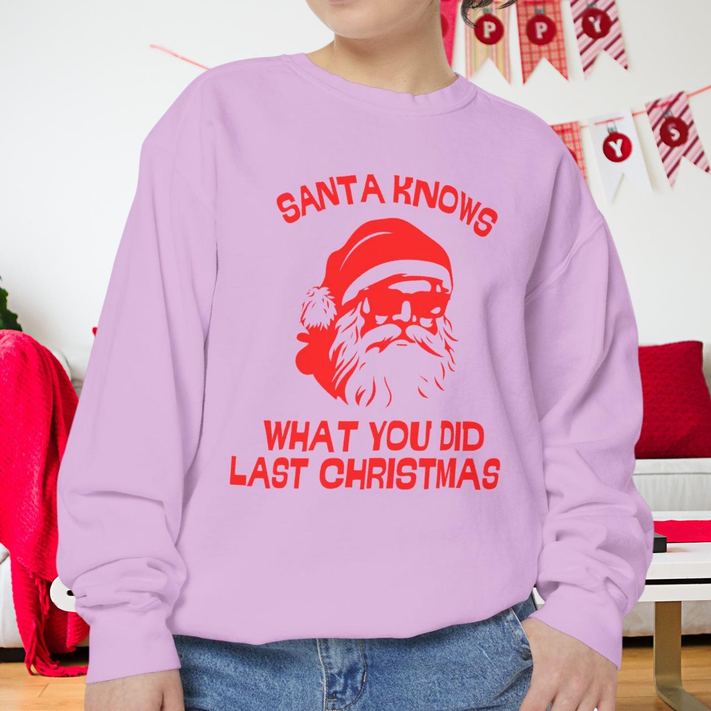 Santa Knows What You Did Last Christmas - The Ultimate Holiday Sweater for Him