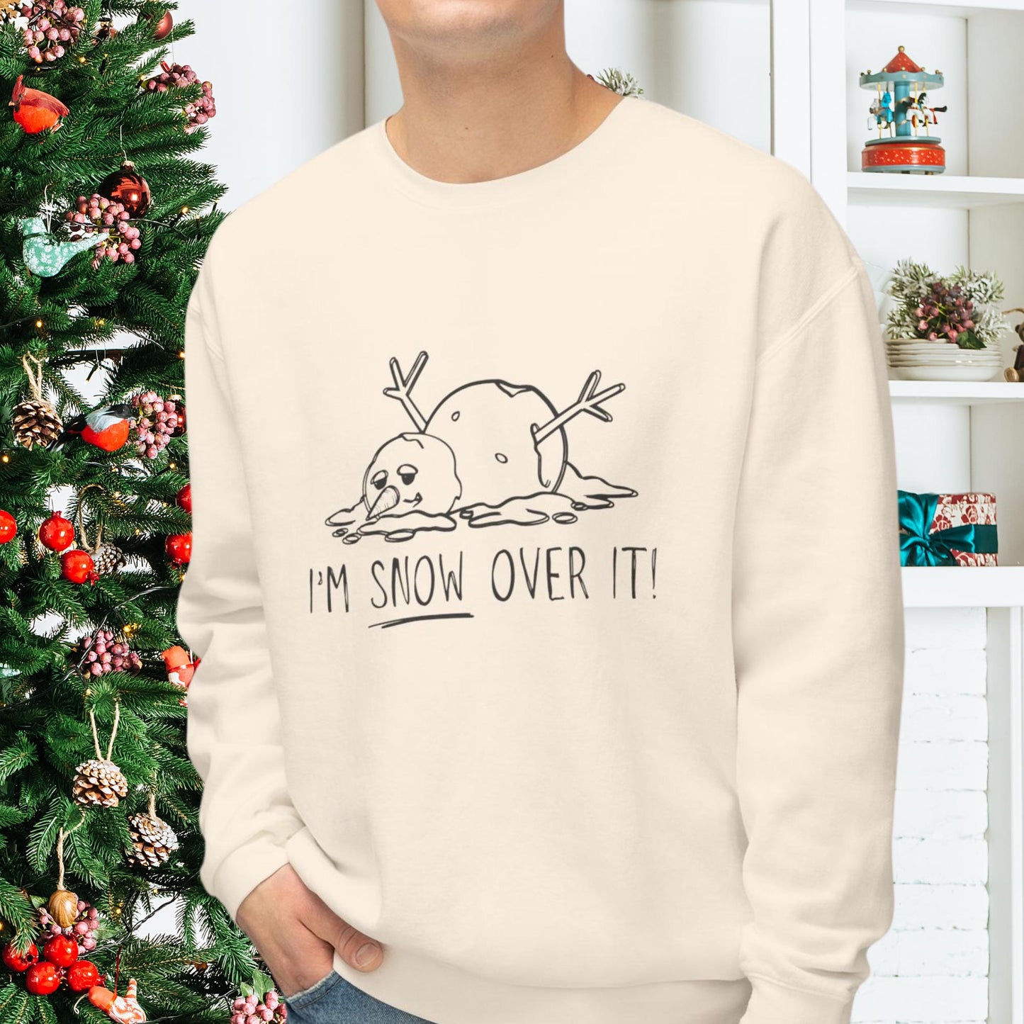 Chill Out in Style: "Im Snow Over It" Christmas Shirt