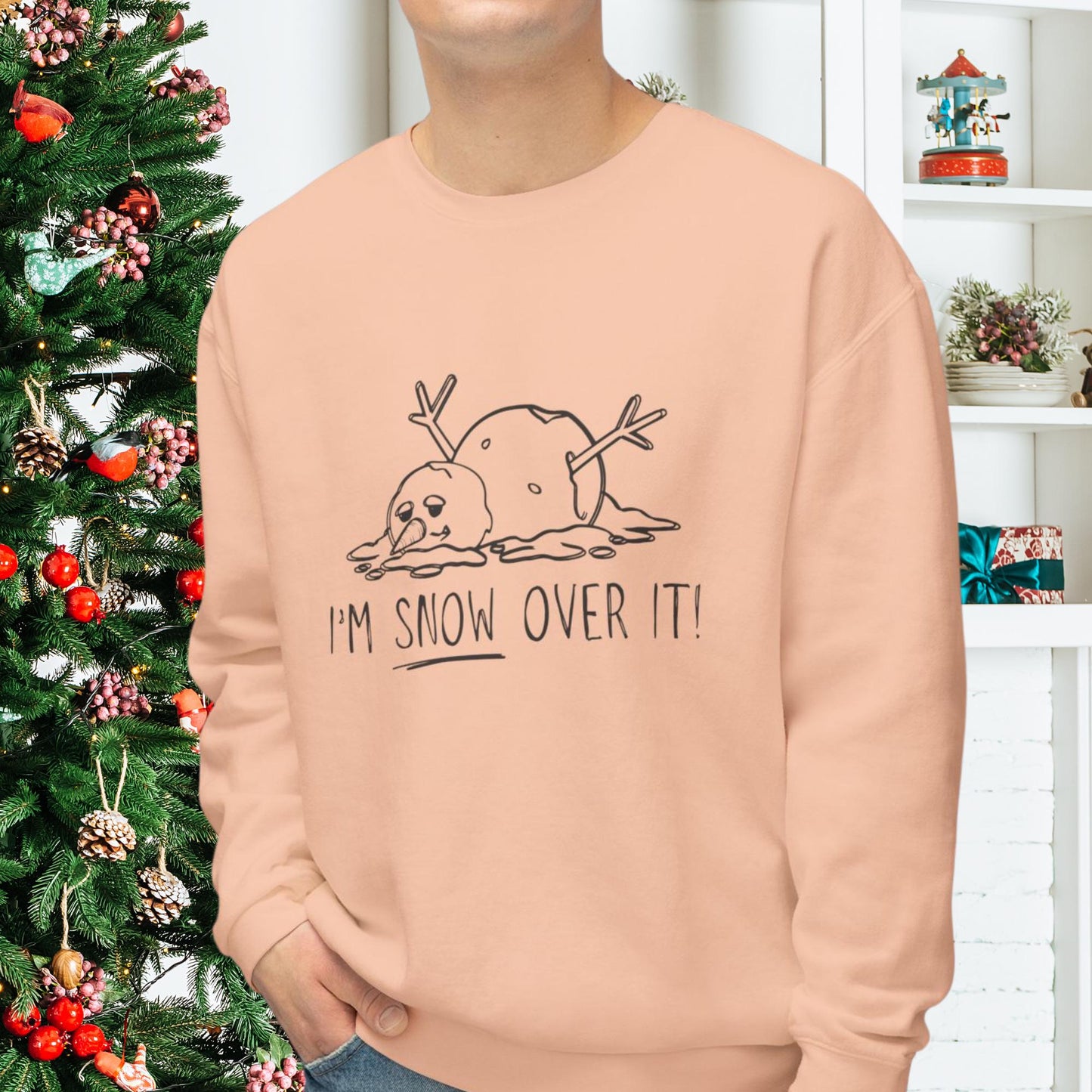 Chill Out in Style: "Im Snow Over It" Christmas Shirt