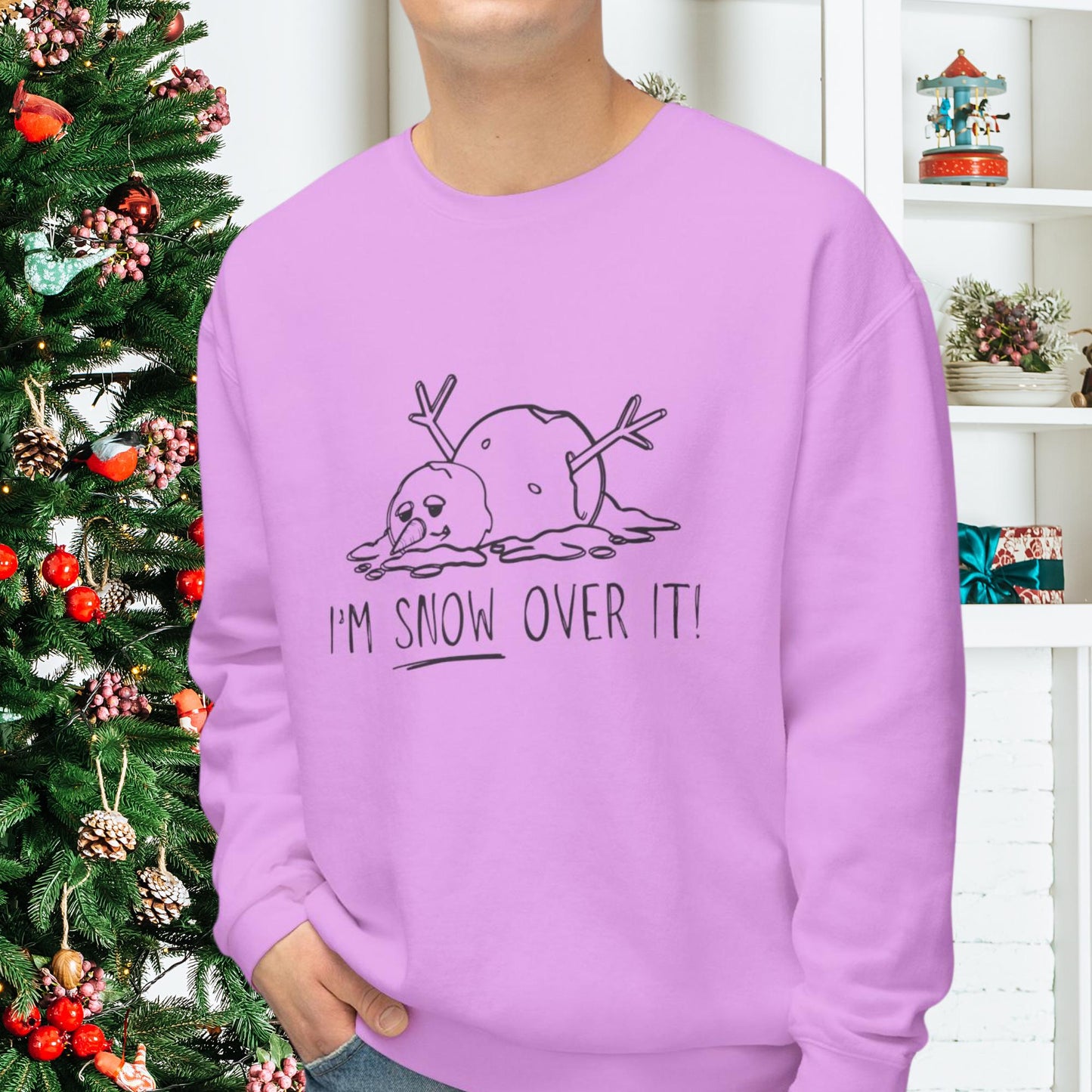 Chill Out in Style: "Im Snow Over It" Christmas Shirt