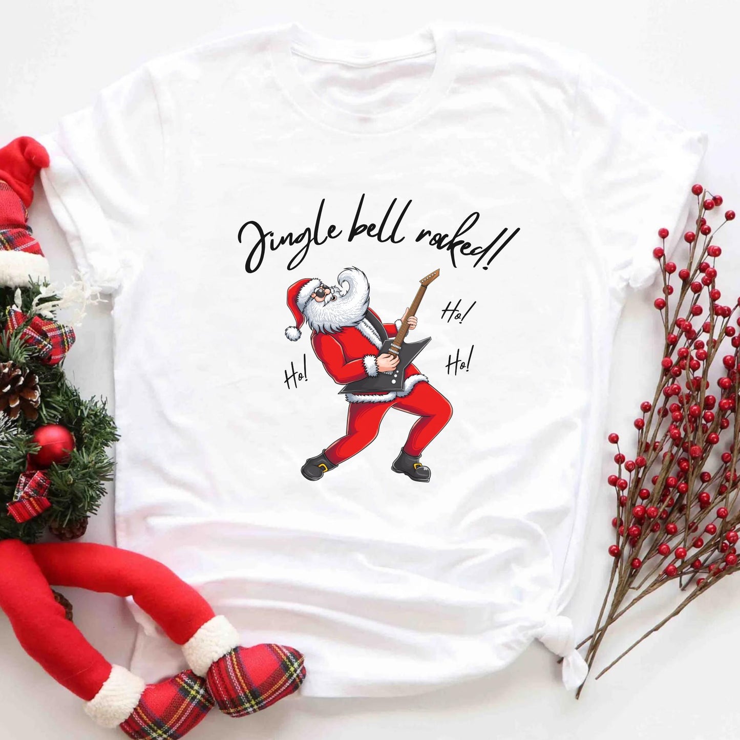 Jingle Bell Rocked! Festive Skeleton Christmas Sweatshirt