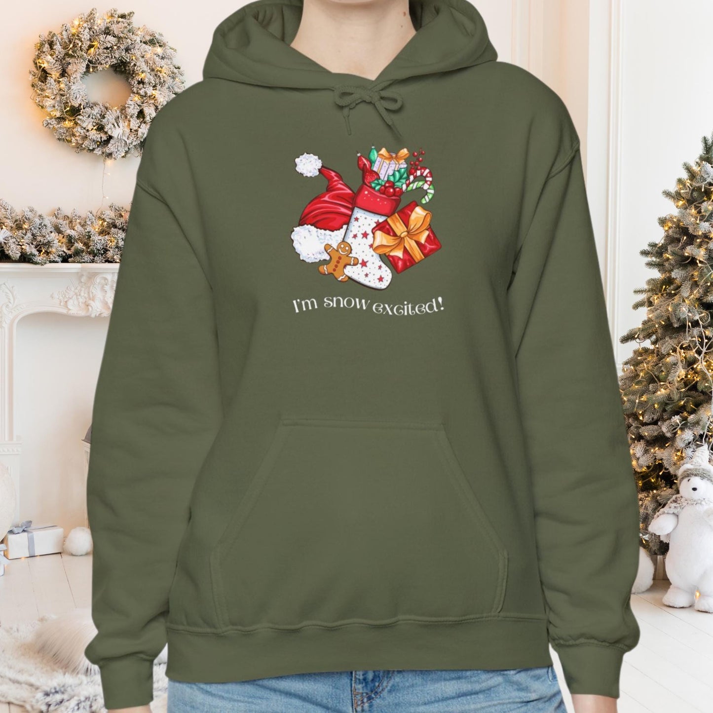 Plus Size "I'm Snow Excited!" Bella Canvas Tee