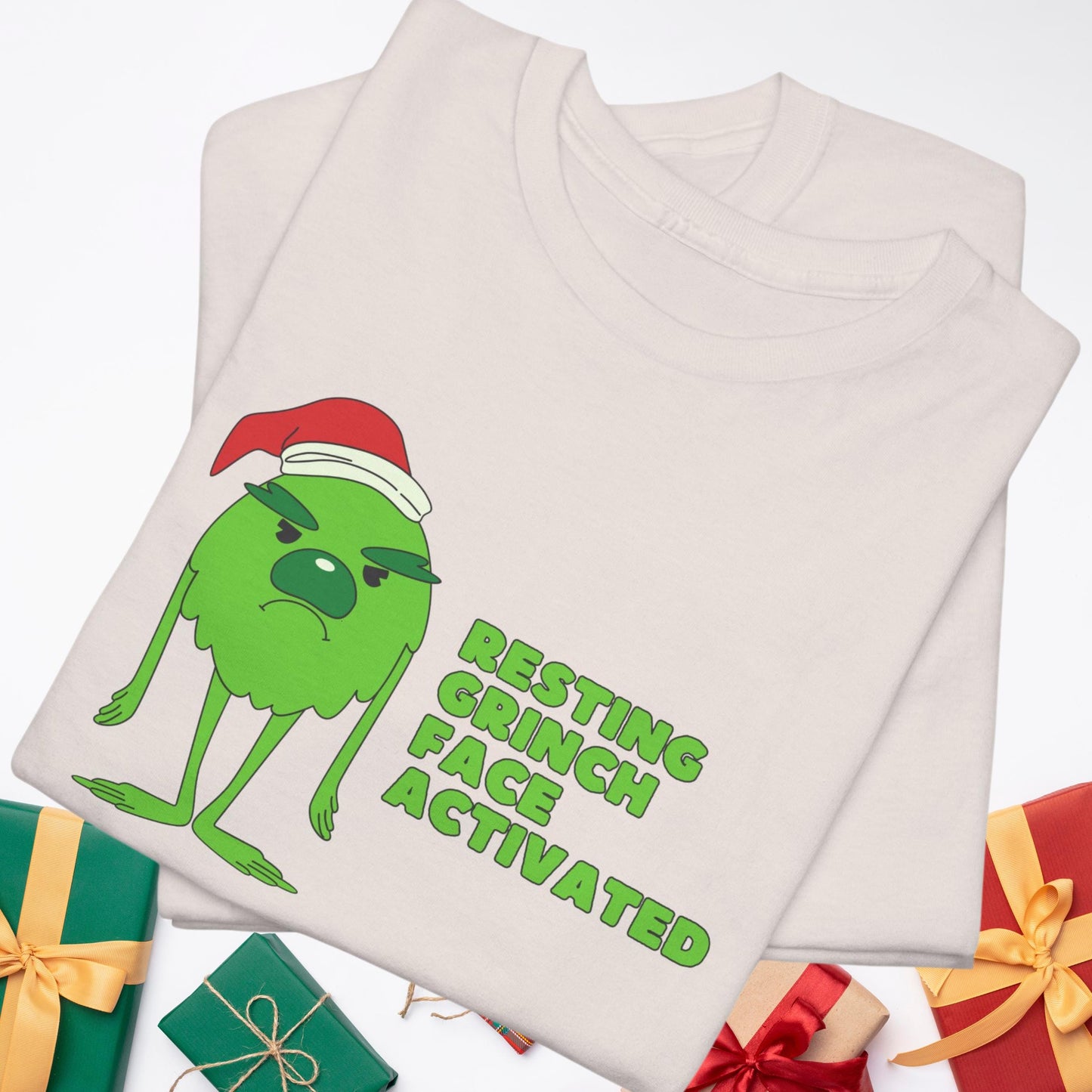 Resting Grinch Face Activated: The Ultimate Funny Christmas T-Shirt