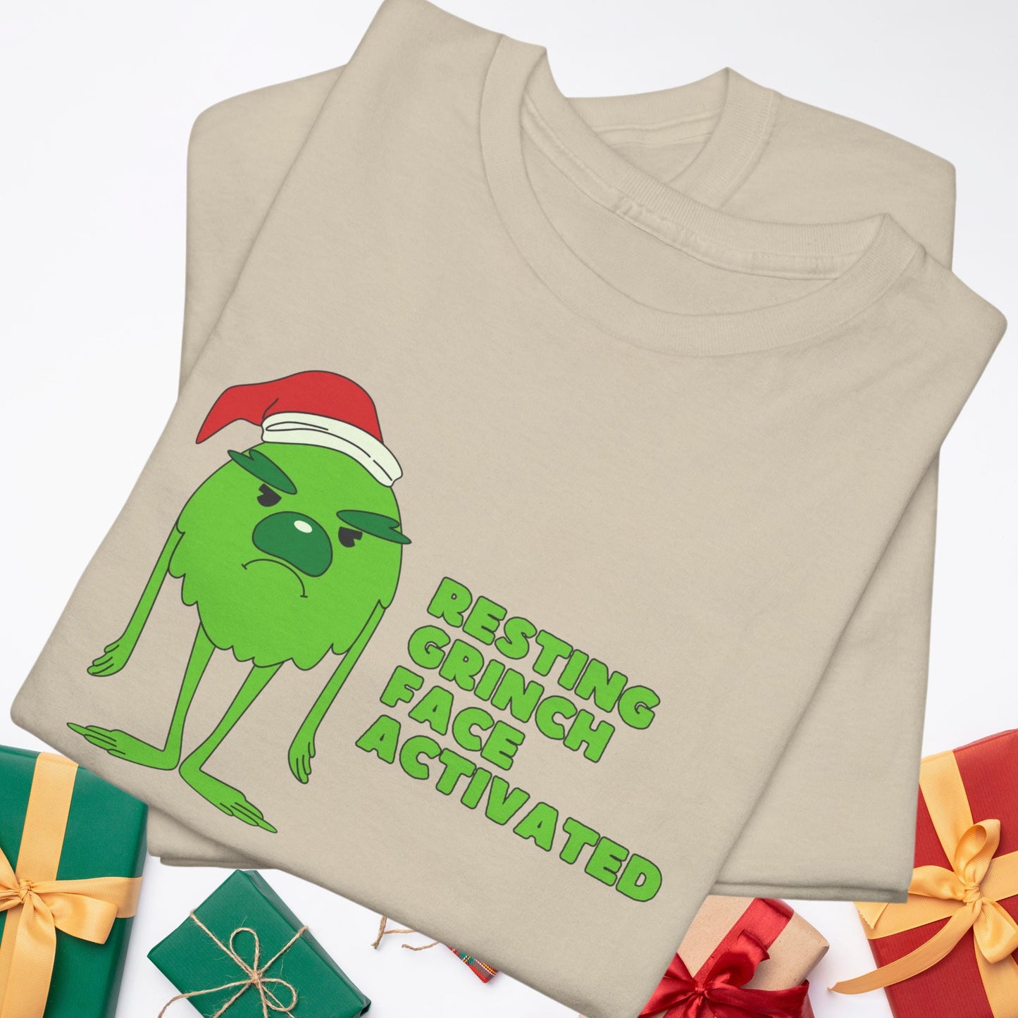 Resting Grinch Face Activated: The Ultimate Funny Christmas T-Shirt