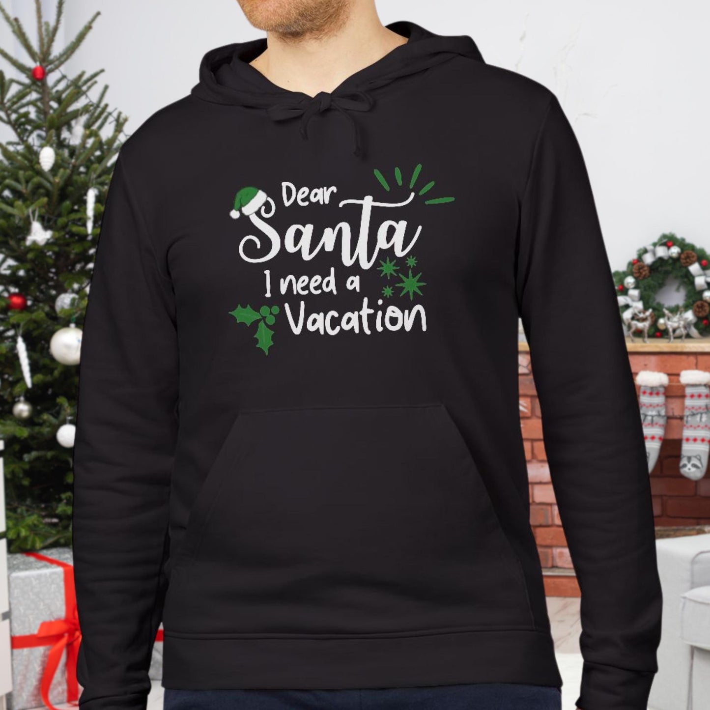 Dear Santa, I Need a Vacation | Funny Christmas Tee