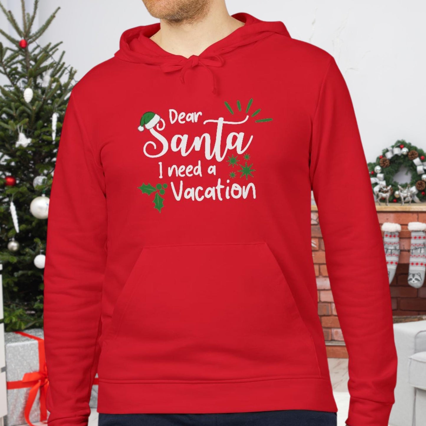 Dear Santa, I Need a Vacation | Funny Christmas Tee