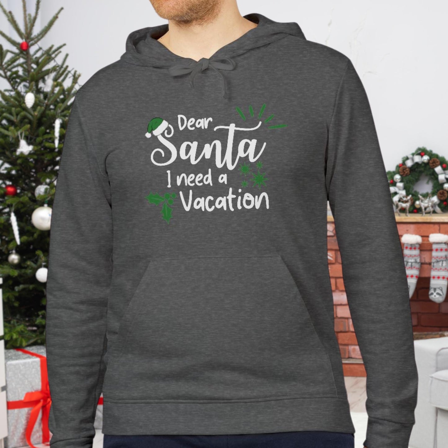 Dear Santa, I Need a Vacation | Funny Christmas Tee