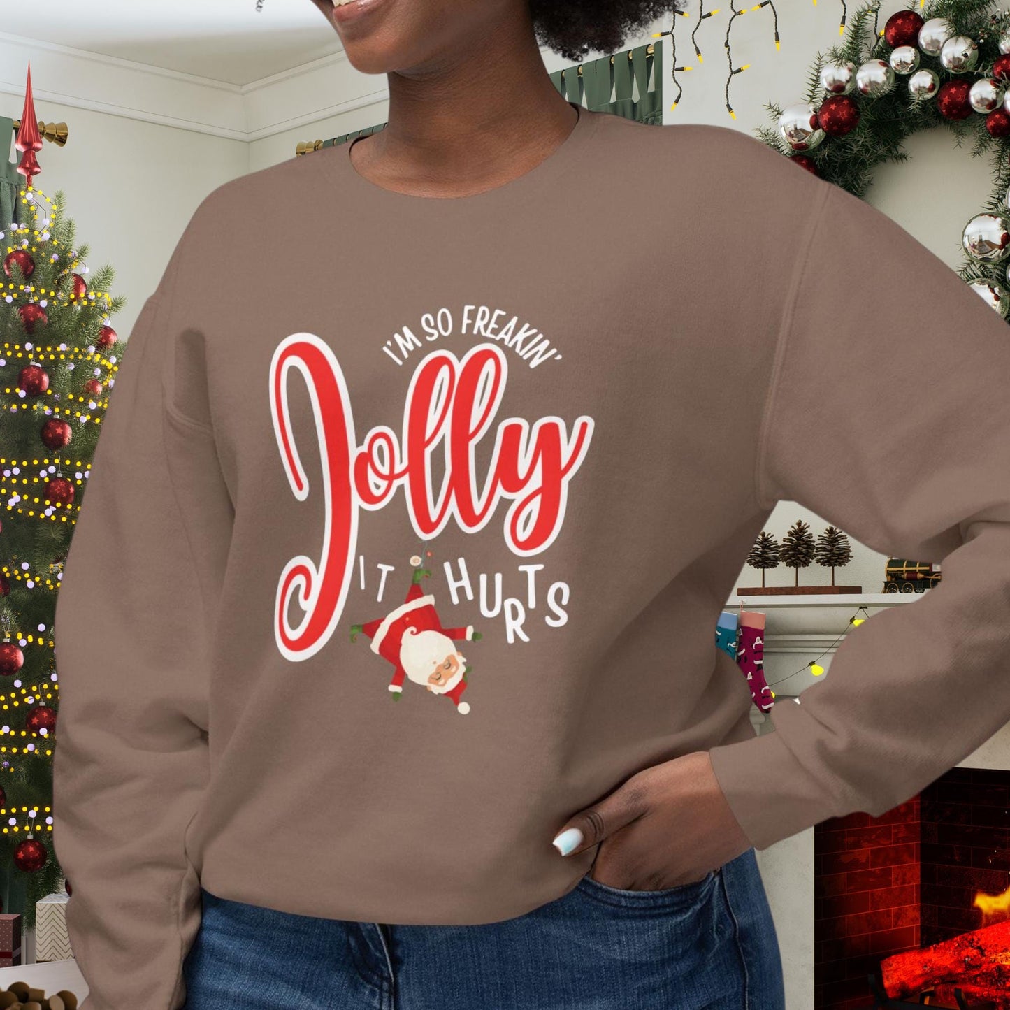 Im So Freakin Jolly, It Hurts | Perfect Christmas and New Year Toddler Tee