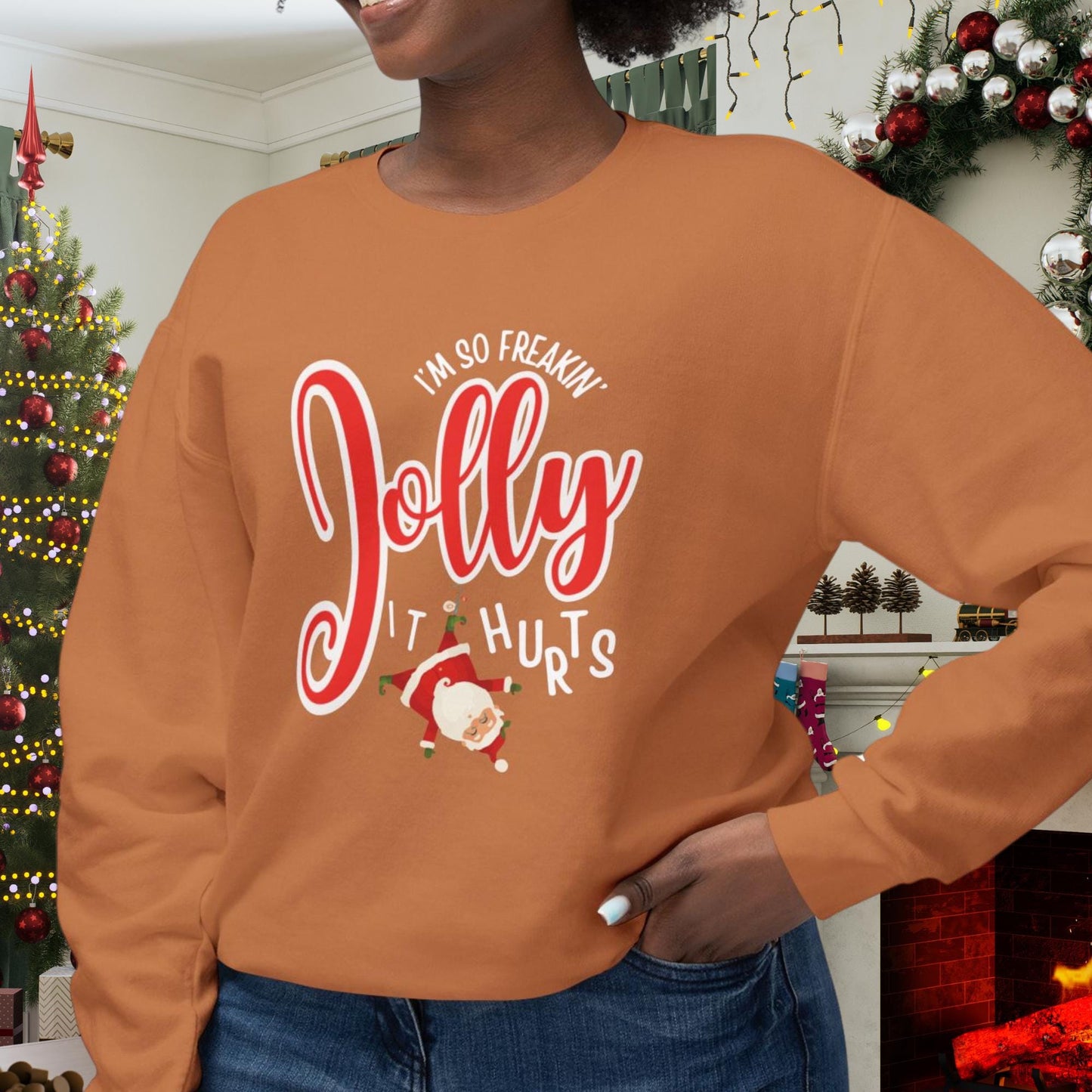 Im So Freakin Jolly, It Hurts | Perfect Christmas and New Year Toddler Tee