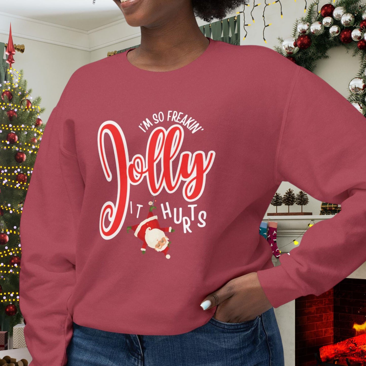 Im So Freakin Jolly, It Hurts | Perfect Christmas and New Year Toddler Tee