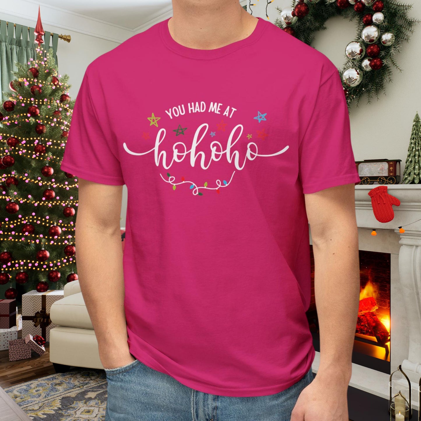 Merry Mischief: "You Had Me at Ho Ho Ho!" Christmas Shirt