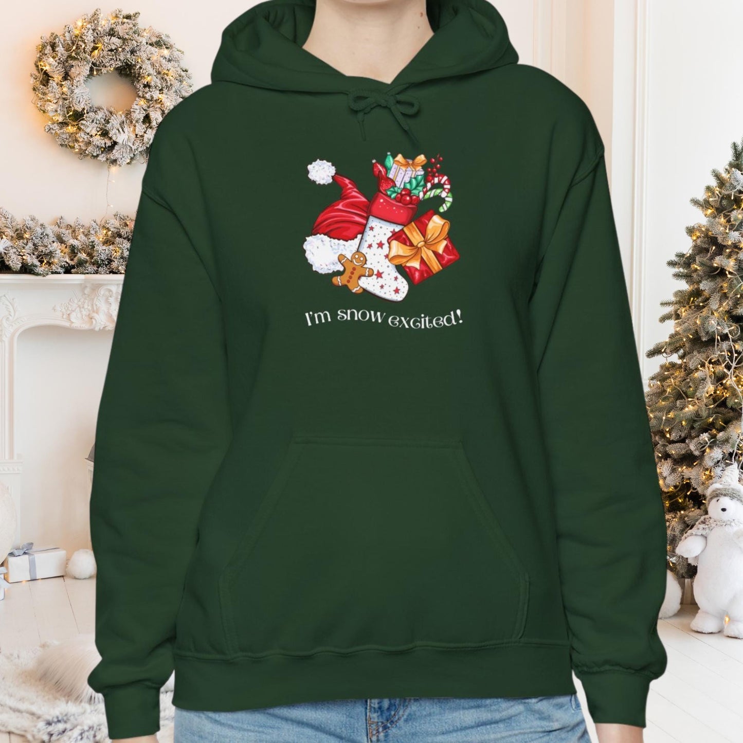 Plus Size "I'm Snow Excited!" Bella Canvas Tee