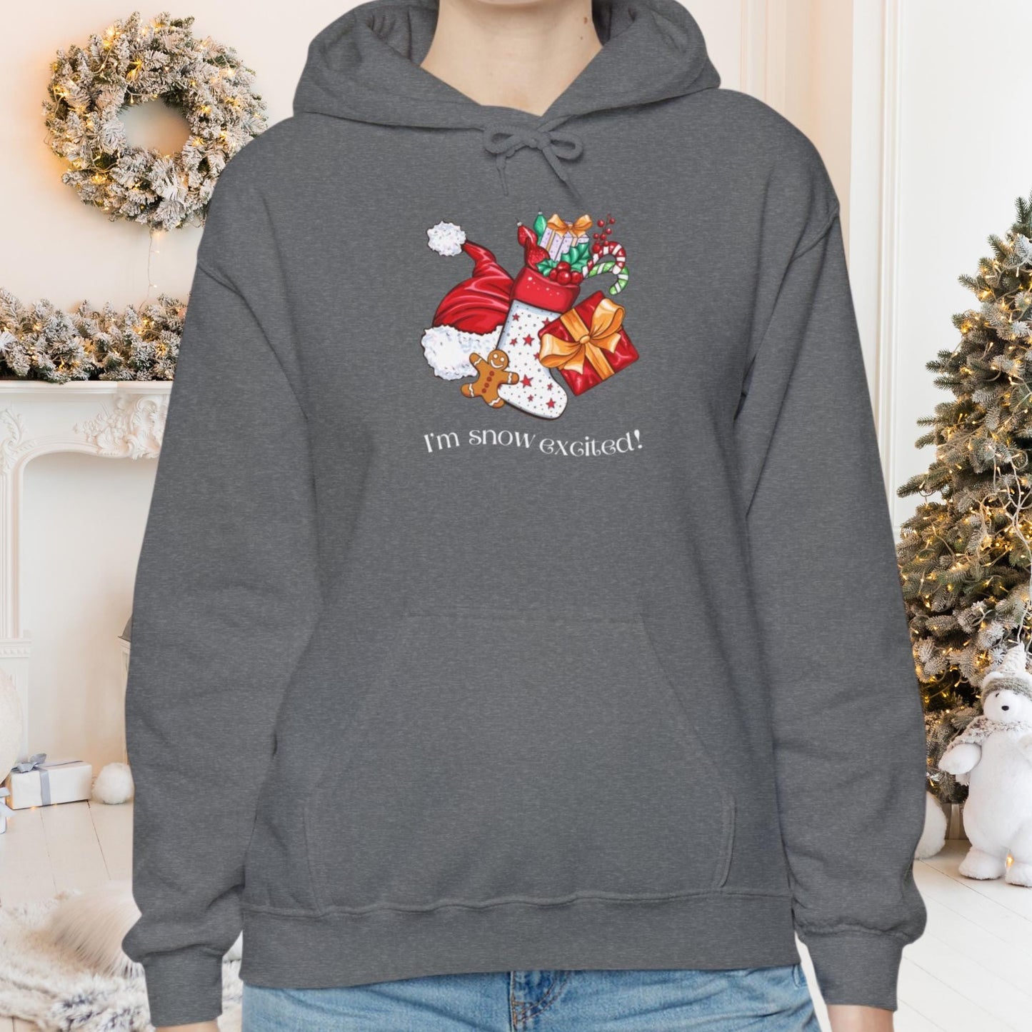 Plus Size "I'm Snow Excited!" Bella Canvas Tee