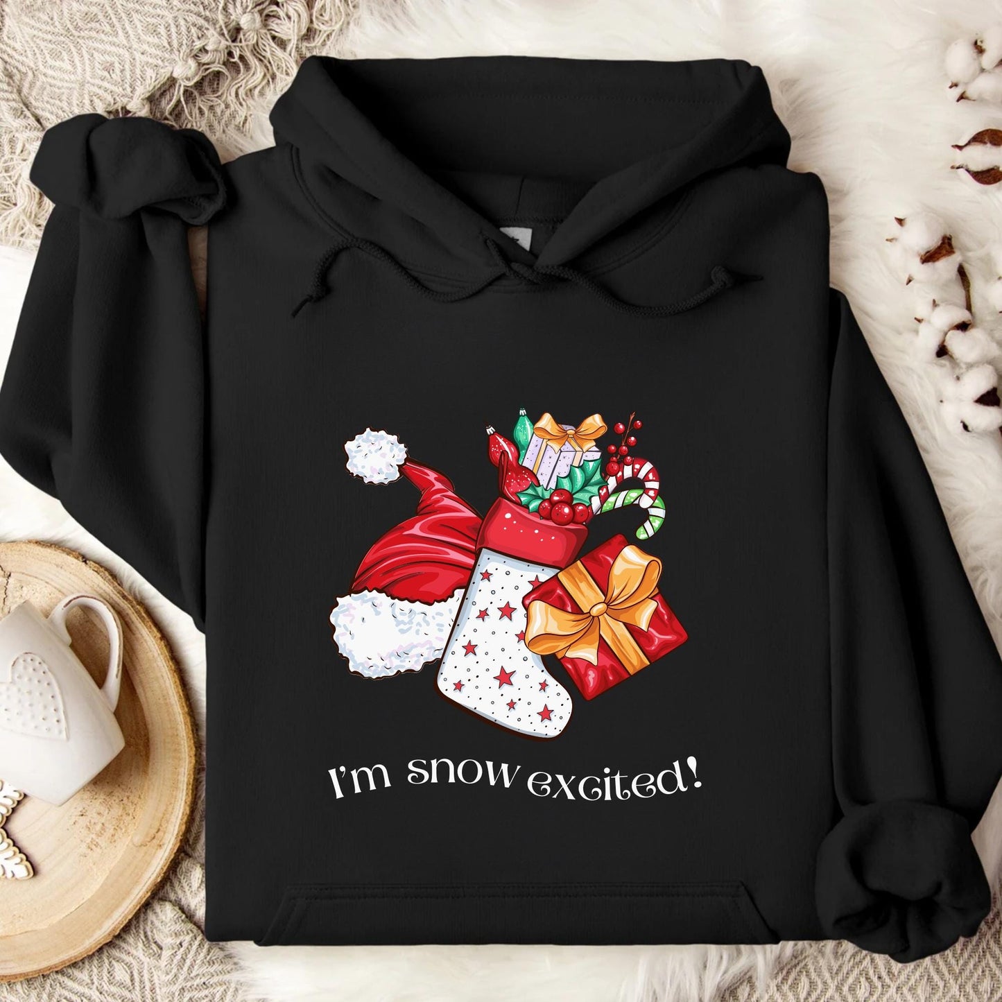 Plus Size "I'm Snow Excited!" Bella Canvas Tee