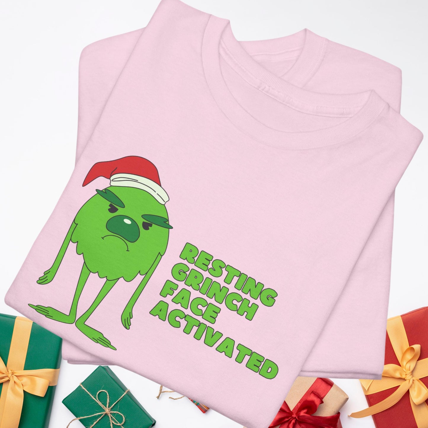 Resting Grinch Face Activated: The Ultimate Funny Christmas T-Shirt