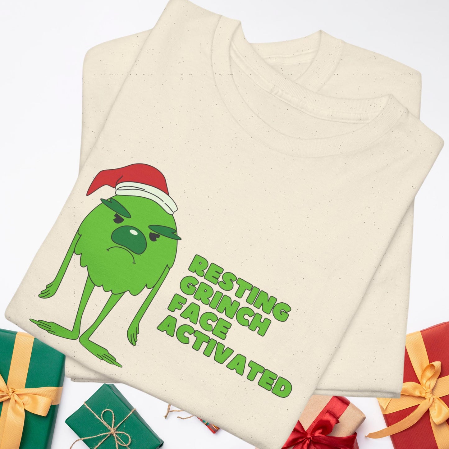 Resting Grinch Face Activated: The Ultimate Funny Christmas T-Shirt