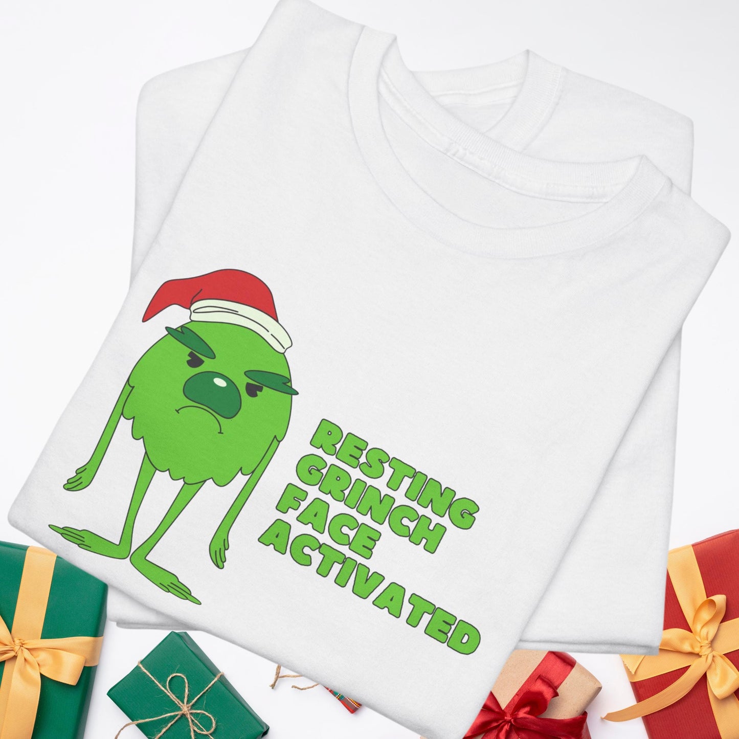 Resting Grinch Face Activated: The Ultimate Funny Christmas T-Shirt